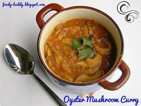 Sippy Kaalan Kurma / Oyster Mushroom Curry - Mushroom Recipes