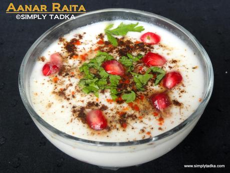 Anar Raita/ Pomegranates Raita