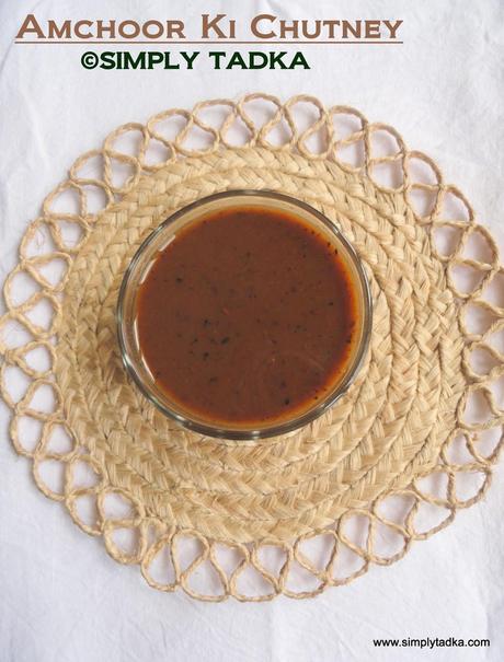 Amchoor Chutney/ Amchur ki Chutney