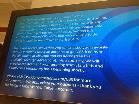 Time Warner Cable Drops CBS in New York, L.A., Dallas (Videos)