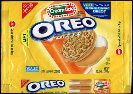 Creamsicle oreos