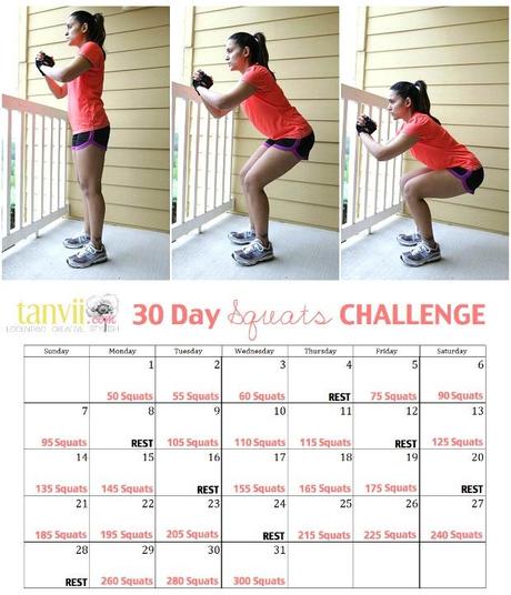 30 Day Squats Challenge