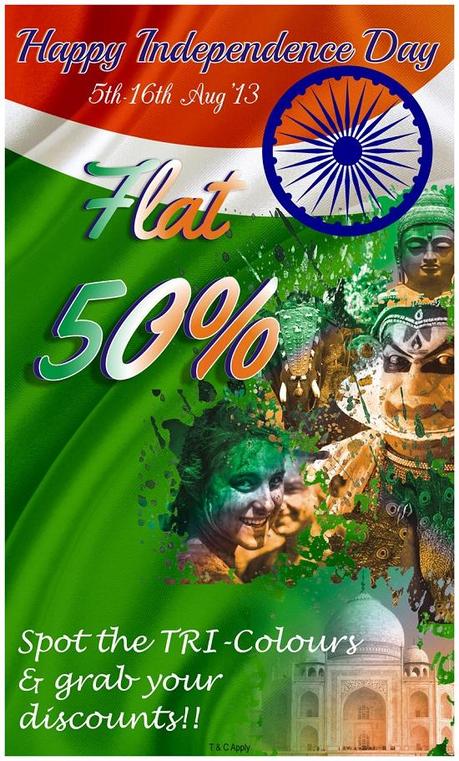 Independence Day indulgence with The Nature's Co., The Nature Co., flat 50%, natural skincare, offers, independence day, indulgence, makeup and beauty blog, india