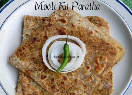 Mooli Paratha / Mooli Ka Paratha / Radish Paratha