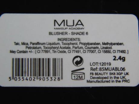 MUA MakeUp Academy Blusher - Shade 3 Review,Swatches,FOTD