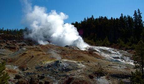 Yellowstone's Steamboat Geyser Roars To Life