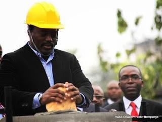 Kinshasa--Friday, August 2: Nothing... except that Kabila lays first stone of new government building