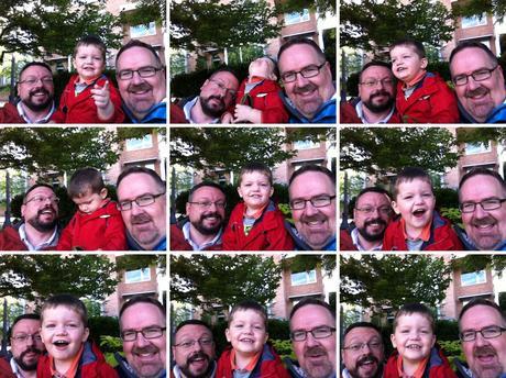 The quest for the perfect family selfie.