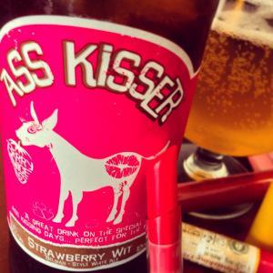 Ass Kisser Ales Lineup: How Do You Prefer to Pucker Up? ass kisser ales-strawberry wit-beer