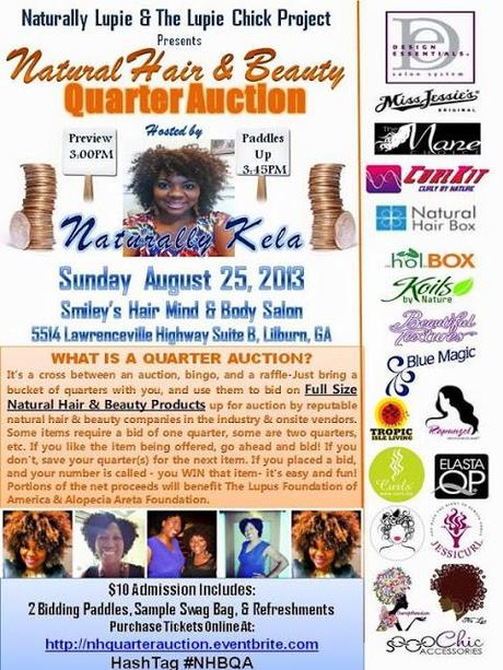 GA EVENT ALERT | NATURAL HAIR & BEAUTY QUARTER AUCTION