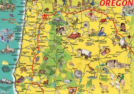 The beautiful state of Oregon - looks pretty busy too!