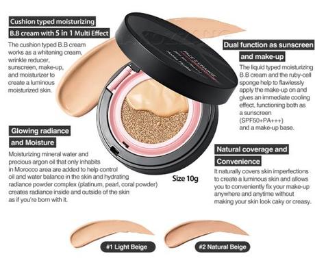 Holika Holika Moist Cushion BB info