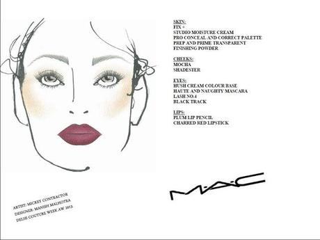 M.A.C Cosmetics At Delhi Couture week 2013 - Day 5- Manish Malhotra
