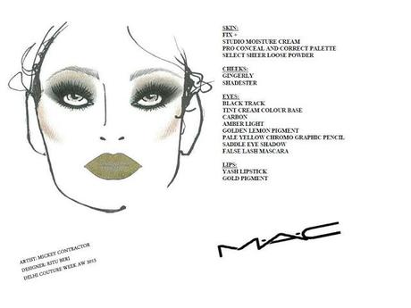 M.A.C Cosmetics At Delhi Couture week 2013 -Day 4 - Ritu Beri