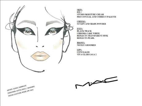 M.A.C Cosmetics At Delhi Couture week 2013 - Day 3 - Satya Paul (Masaba)
