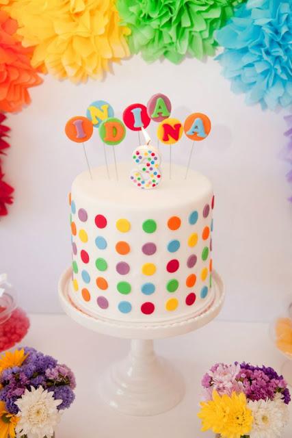 A Gorgeous Rainbow Lollipop Party by Jo Studio