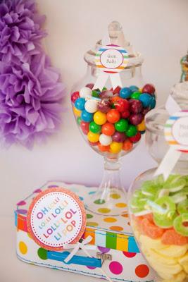 A Gorgeous Rainbow Lollipop Party by Jo Studio