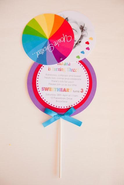 A Gorgeous Rainbow Lollipop Party by Jo Studio