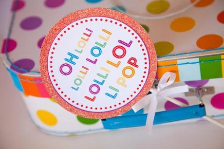 A Gorgeous Rainbow Lollipop Party by Jo Studio