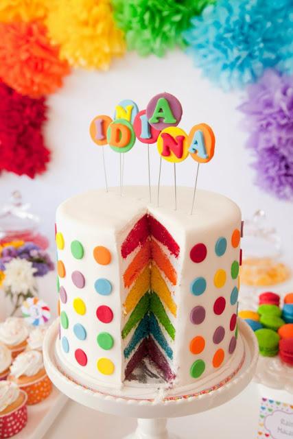 A Gorgeous Rainbow Lollipop Party by Jo Studio