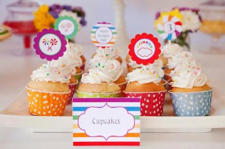 A Gorgeous Rainbow Lollipop Party by Jo Studio