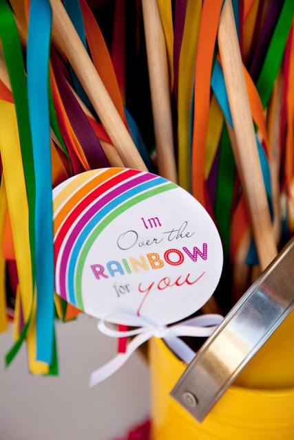 A Gorgeous Rainbow Lollipop Party by Jo Studio