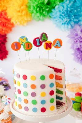 A Gorgeous Rainbow Lollipop Party by Jo Studio