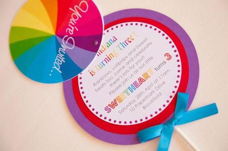 A Gorgeous Rainbow Lollipop Party by Jo Studio