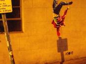 ABOVE "Timing Everthing' Stencil Piece London