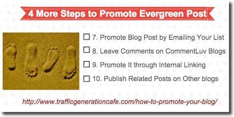 promote your blog evergreen posts