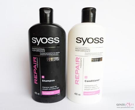 Syoss Repair Therapy Shampoo and Conditioner