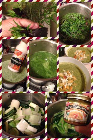 Kitchen Apothecary ~ Fresh Herb and Buttermilk Soup