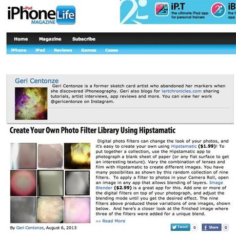 iPhoneLife - Create Your Own Photo Filter Library Using Hipstamatic
