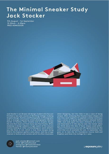 Jack Stocker's Minimal Sneaker Study Exhibition
