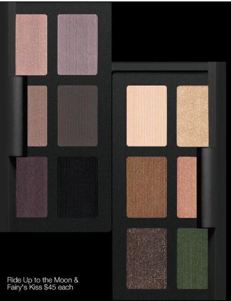 NARS Ride Up To The Moon and Fairy's Kiss Eyeshoadow Palettes