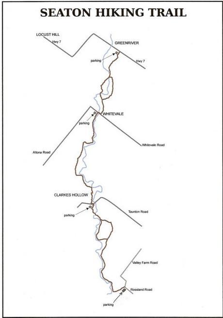 seaton hiking trail map