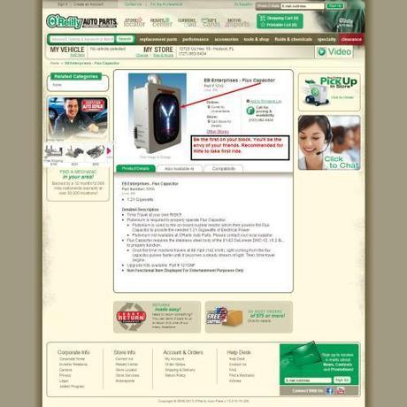 Flux Capacitor Order Form