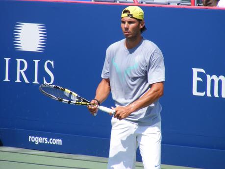 Photos: Nadal Practicing at Rogers Cup 2013