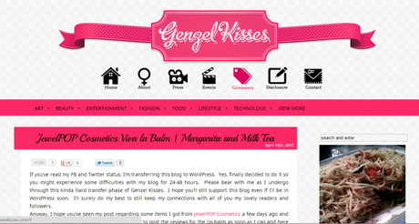 Genzel Kisses Blog