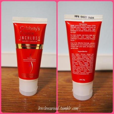 Bio Essence - Celebrity's Choice Inch Loss Body Cream sample and review