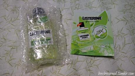 Listerine Green Tea sample and review