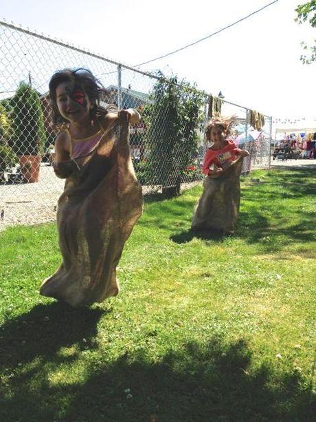 potato sack races