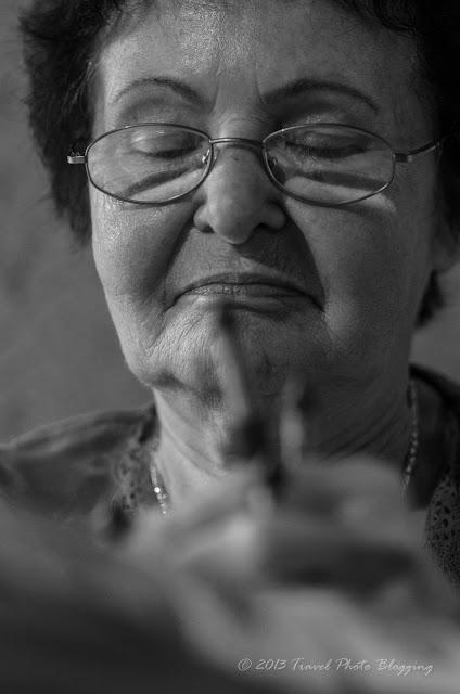 Portrait of a lace maker