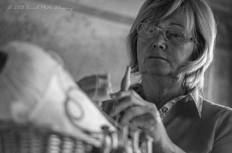 Portrait of a lace maker