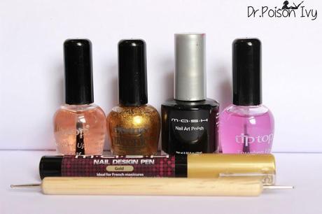 Featured in Cosmopolitan India Gold Glam NOTD tutorial