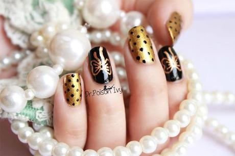 Featured in Cosmopolitan India Gold Glam NOTD tutorial
