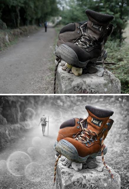 Before-After - Keep Walking - Artwork by Ben Heine Before-After - Keep Walking - Artwork by Ben Heine