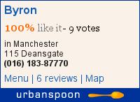 Byron on Urbanspoon