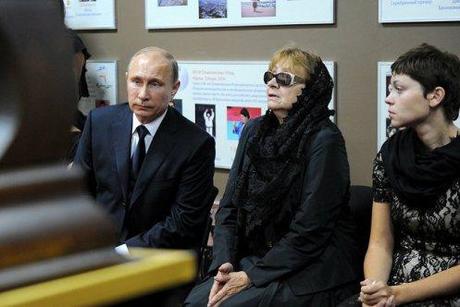 President Putin and Mrs. Rachlin, widow of his long time judo coach.