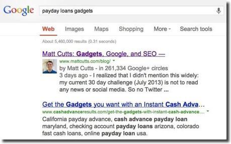 payday loan matt cutts